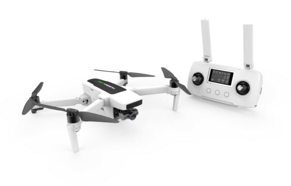 Белый Hubsan Zino 2 и пульт
