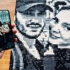 бесконечный фотоконструктор Mozabrick собранный пазл