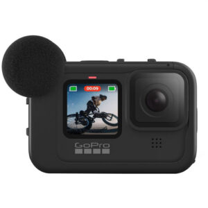Камера GoPro внутри медиа-модуля с ветрозащитой микрофона