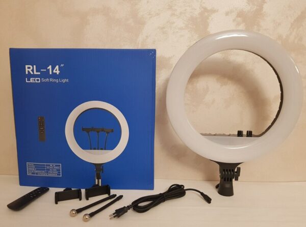 Цветная кольцевая лампа RL-14 M36 RGB
