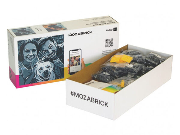 бесконечный фотоконструктор Mozabrick коробка