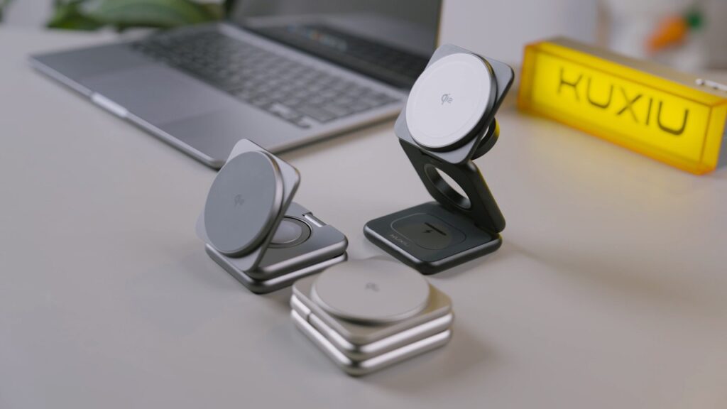KUXIU X40Q Qi2 магнитное зарядное устройство 3 в 1 с MagSafe – премиальная скорость и удобство